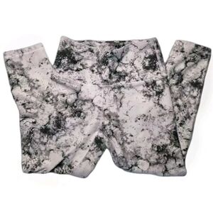 Balance Collection leggings Women's S White Marble athleisure yoga pant gray gym